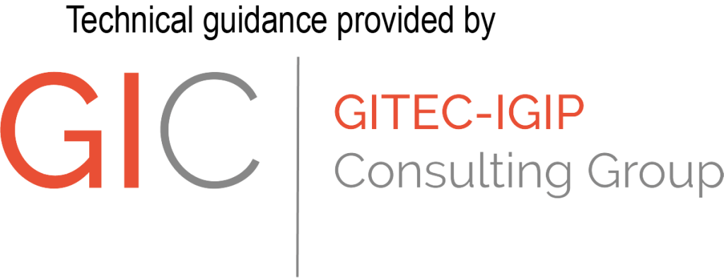 Gic logo gitec igip consulting with one line